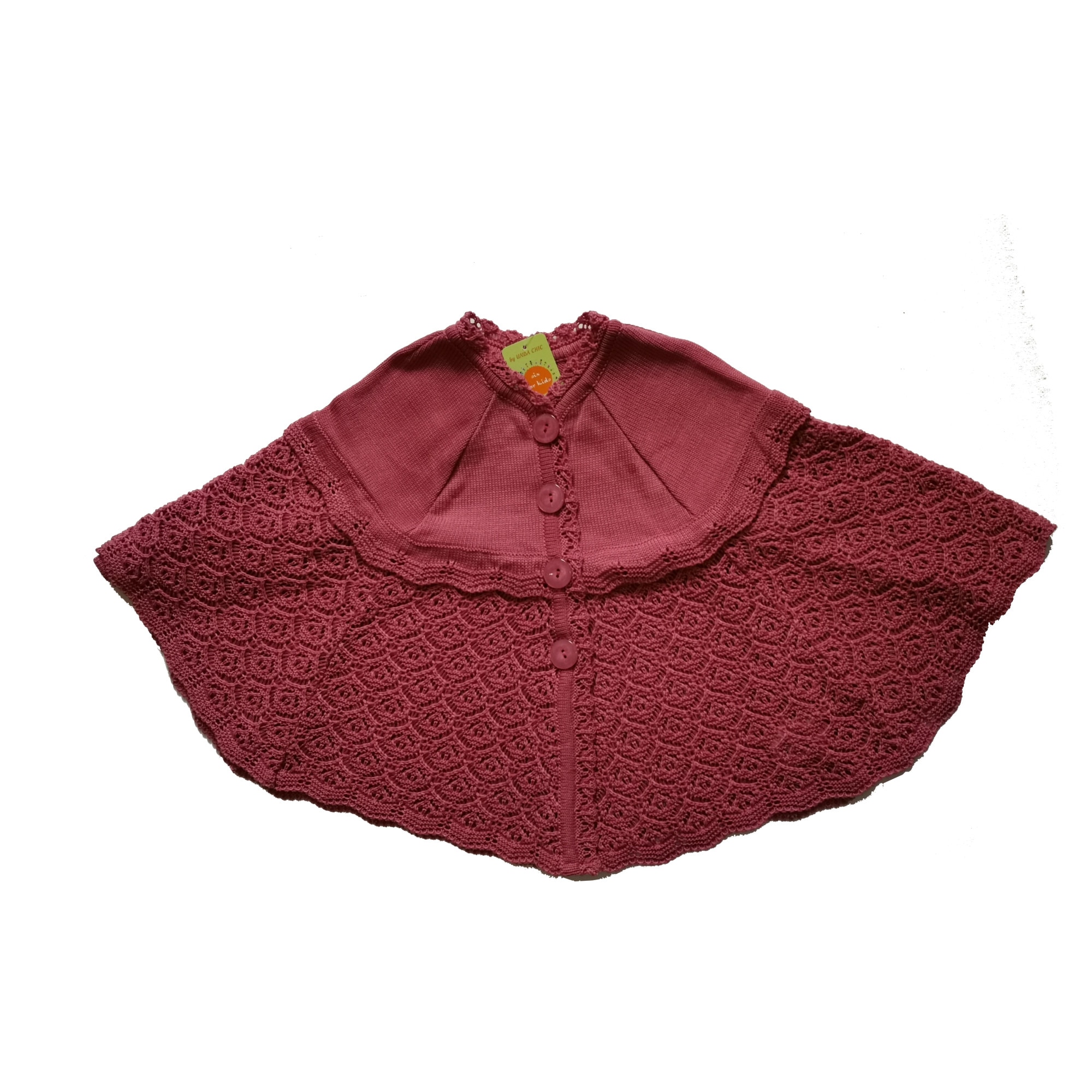 Poncho Denisa, Six for Kids, roz prafuit, 7-8 ani