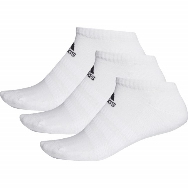 Set 3 perechi sosete Adidas Cushioned Low, Alb
