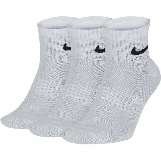 Set 3 perechi sosete Nike Everyday Lightweight Training Ankle, Alb