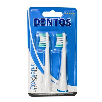 Rezerva periuta de dinti electrica,compatibila cu Philips Sonicare, Dentos Pro Sonic , 2 bucati la set,Alb Rezerva periuta de dinti electrica,compatibila cu Philips Sonicare, Dentos Pro Sonic , 2 bucati la set,Alb