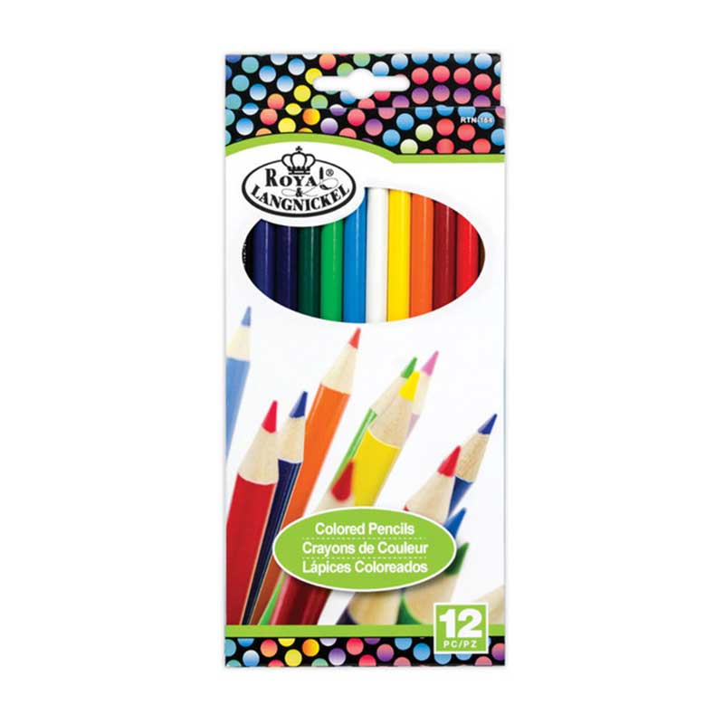 Set 12 creioane colorate Royal Langnickel