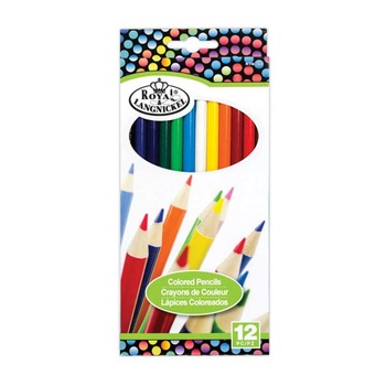 Set 12 creioane colorate Royal Langnickel Set 12 creioane colorate Royal Langnickel