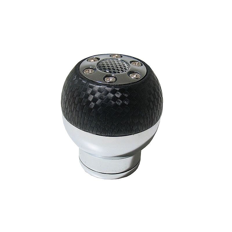 Ornament maneta schimbator viteza, inaltime 66.70 mm, negru-cromat