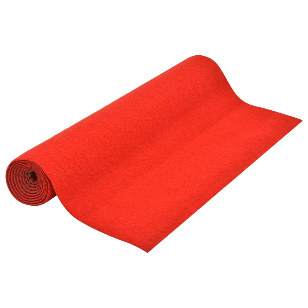 Gazon artificial cu crampoane, rosu, 5x1 m 147635