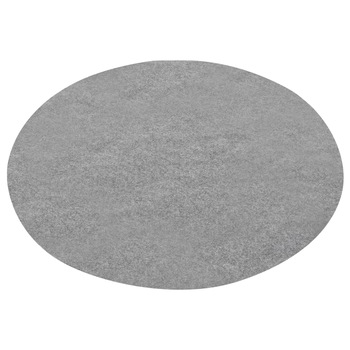 Gazon artificial rotund cu crampoanevidaXL, Polipropilena, 95 cm, Gri Gazon artificial rotund cu crampoanevidaXL, Polipropilena, 95 cm, Gri