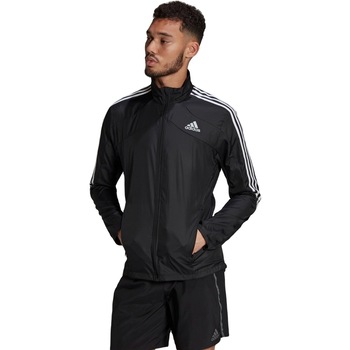 Jacheta adidas Marathon 3 Stripes, Negru Jacheta adidas Marathon 3 Stripes, Negru
