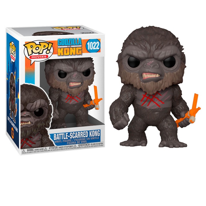 Фигурка Funko POP! Godzilla Vs Kong, Battle Scarred Kong #1022