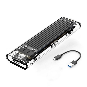 Rack extern ORICO pentru SSD M.2 NGFF B Key, B+M Key (de tip SATA) la USB 3.0, 5Gbps, suporta Windows, Mac OS si Linux, carcasa transparenta Rack extern ORICO pentru SSD M.2 NGFF B Key, B+M Key (de tip SATA) la USB 3.0, 5Gbps, suporta Windows, Mac OS si Linux, carcasa transparenta