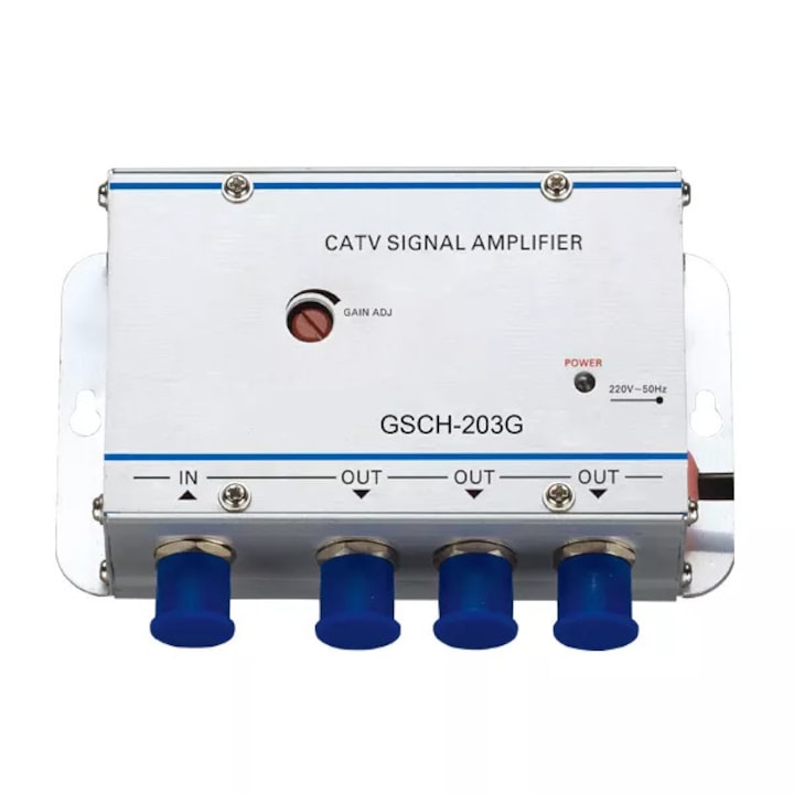 CATV erősítő elosztó 3 kimenettel