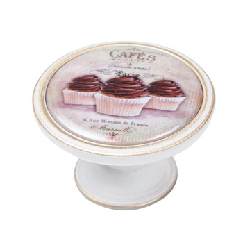 Buton pentru mobila, Cafe1 550BB61, finisaj bronz patinat, D37 mm Buton pentru mobila, Cafe1 550BB61, finisaj bronz patinat, D37 mm