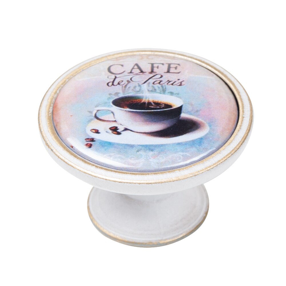 Buton pentru mobila, Cafe3 550BB63, finisaj bronz patinat, D37 mm