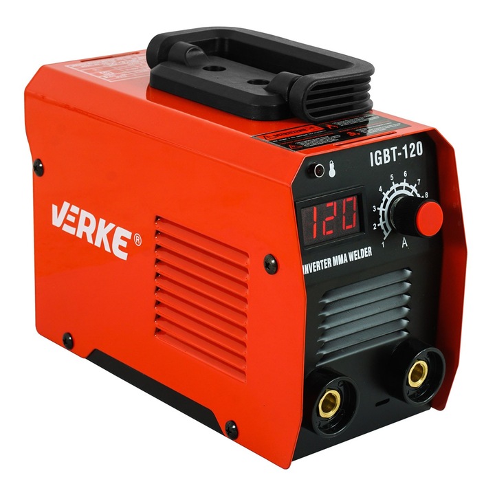 Hegesztőgép Inverter Elektronikus kijelző 120A IGBT-120MMA V75006 Verke
