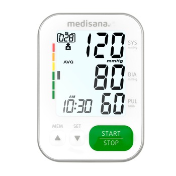 Tensiometru de brat Medisana, BU 565 51202, Alb Tensiometru de brat Medisana, BU 565 51202, Alb