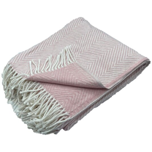 Patura Kring Nepal-53, 130x170cm 220 gsm, poliester 75%, bumbac 25%, Roz