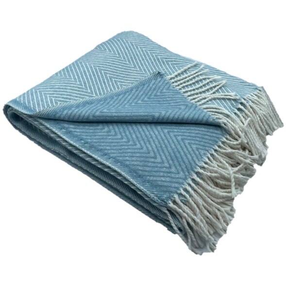 Patura Kring Nepal-53, 130x170cm 220 gsm, poliester 75%, bumbac 25%, Albastru