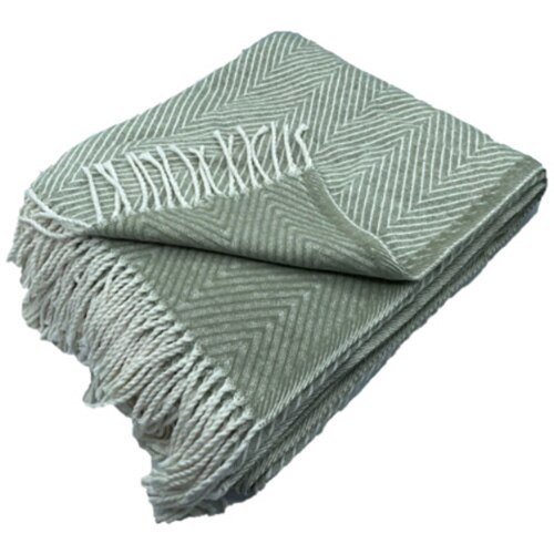 Patura Kring Nepal-53, 130x170cm 220 gsm, poliester 75%, bumbac 25%, Verde