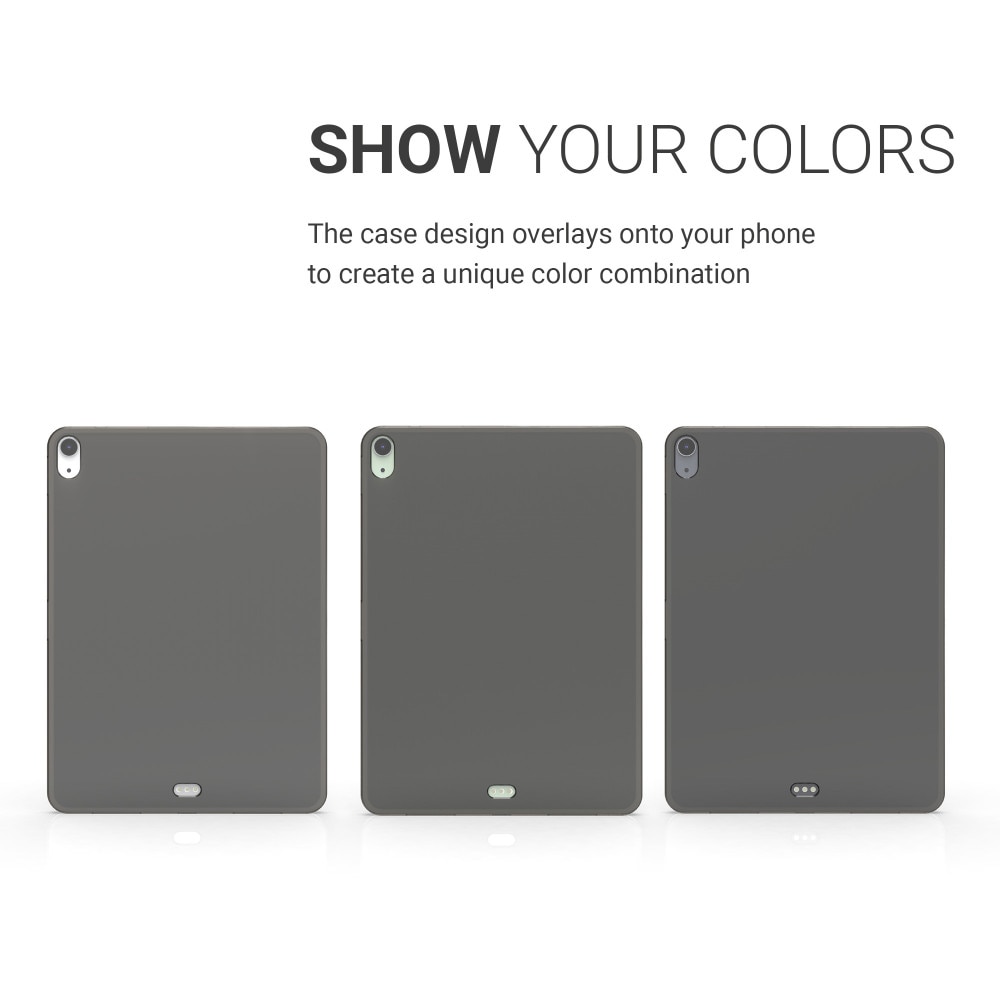 Husa pentru Apple iPad Air 4 (2020), Silicon, Negru, 53417.01