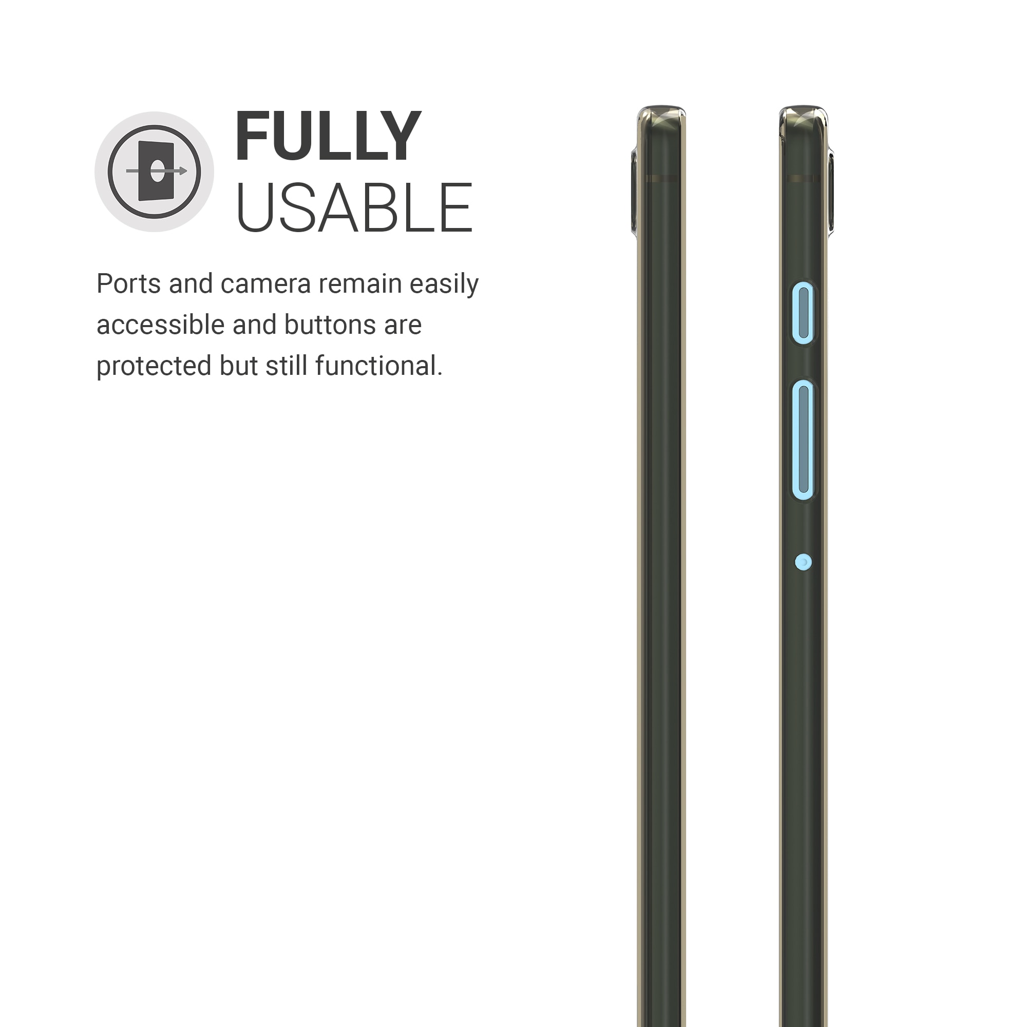 Husa pentru Samsung Galaxy Tab S6 Lite, Silicon, Negru, 52241.01