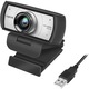 CAMERA WEB LOGILINK senzor. 1080p Full-HD cu rezolutie video 1920x1080; unghi vizualizare 120grade, pivotare 90grade, rotatie 180grade, microfon dual, cablu 1.6m, "UA0377" (timbru verde 0.18 lei)