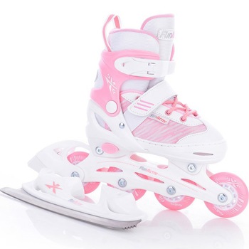 Role 2 in 1 Tempish Orin Girl Duo, Alb / Roz, 38 - 41, pentru copii Role 2 in 1 Tempish Orin Girl Duo, Alb / Roz, 38 - 41, pentru copii