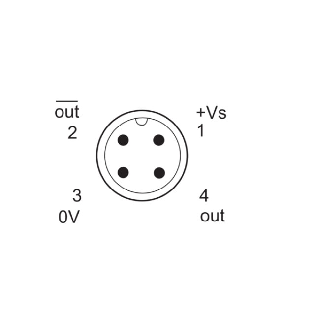 Fényvisszaverő fotoelektromos érzékelő, téglalap alakú,  Baumer