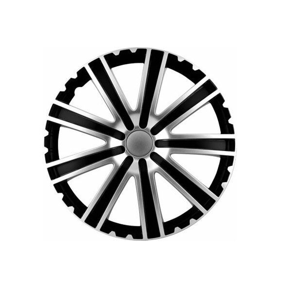 Set 4 capace roti 16` TORO SILVER&BLACK