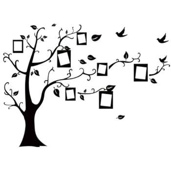 Sticker Decorativ Autocolant Copac cu 7 Rame Foto Sticker Decorativ Autocolant Copac cu 7 Rame Foto