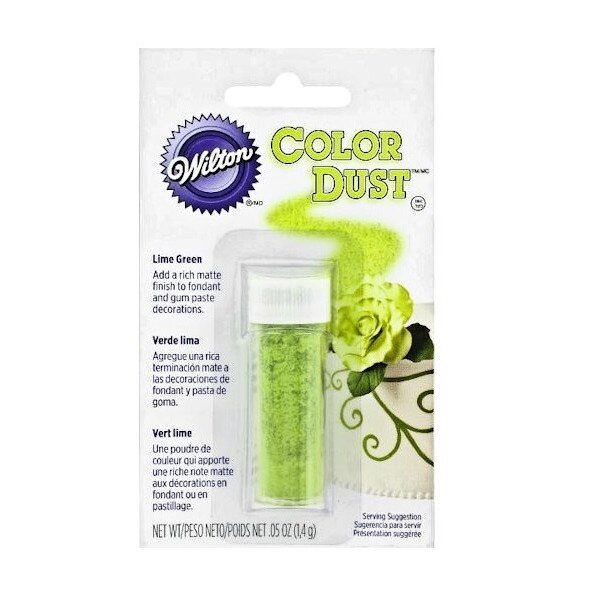 Colorant alimentar pudra, verde lamaie, Wilton, 1.4 g