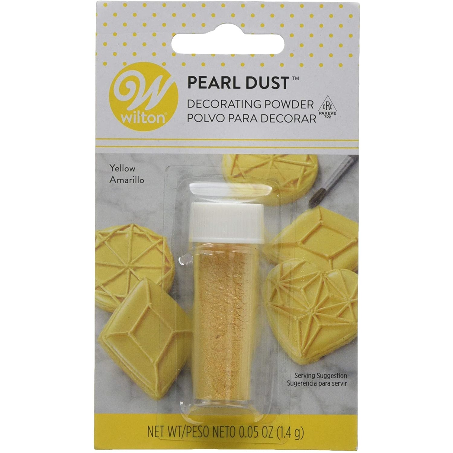 Colorant alimentar pudra, galben, 1.4 g, Wilton