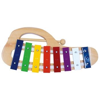 Xilofon curbat din lemn si metal - 8 note - Bino Xilofon curbat din lemn si metal - 8 note - Bino