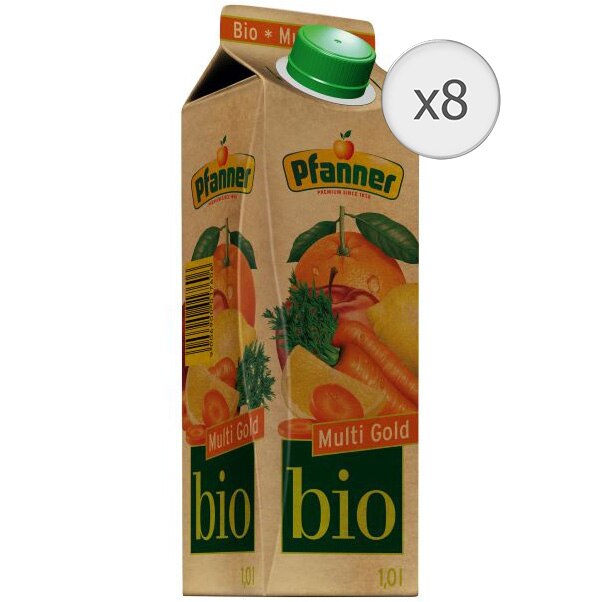 Bautura ECO Pfanner Multi Gold, 8 x 1l