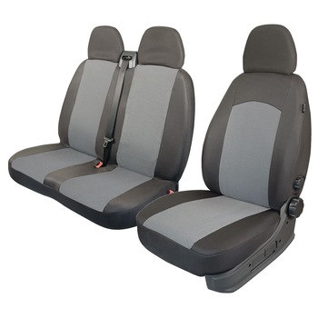 Set huse scaune auto BUS, Comfort T01, Negru, 5 piese Set huse scaune auto BUS, Comfort T01, Negru, 5 piese