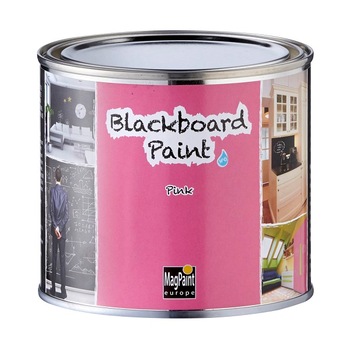 Vopsea tabla de scris BlackboardPaint 500 ml, Roz, MagPaint Vopsea tabla de scris BlackboardPaint 500 ml, Roz, MagPaint