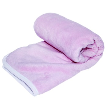 Paturica cocolino roz pentru bebelusi, 70x70 cm, REC1212 Paturica cocolino roz pentru bebelusi, 70x70 cm, REC1212