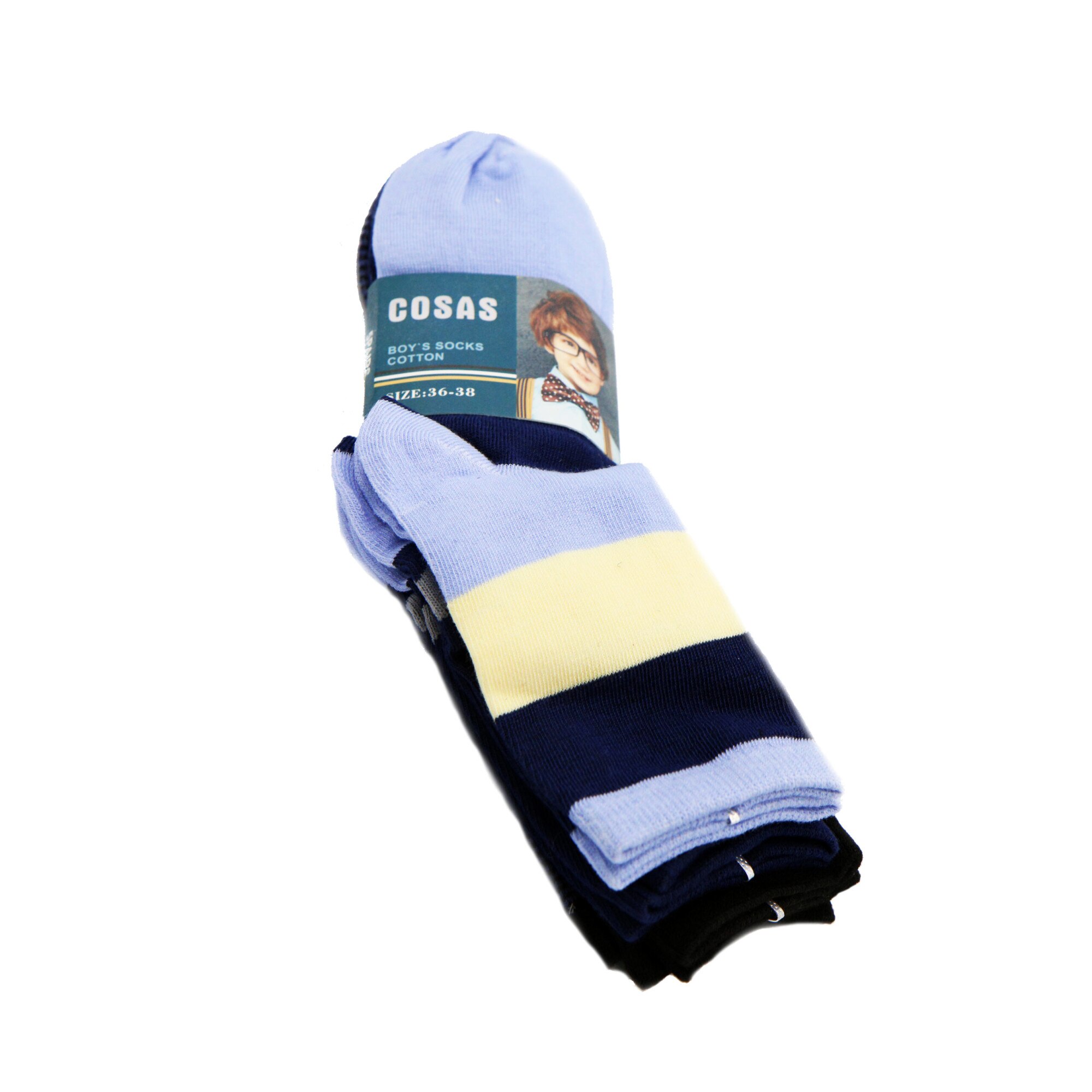 Sosete baieti , model cu dungi, Multicolor