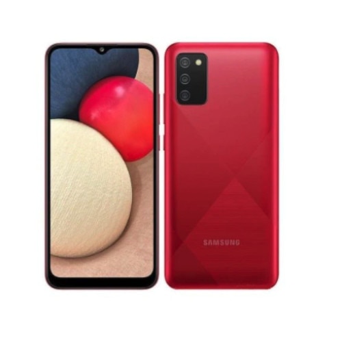 Смартфон Samsung Galaxy A02s, 64GB, 4GB RAM, Dual SIM, Red - eMAG.bg