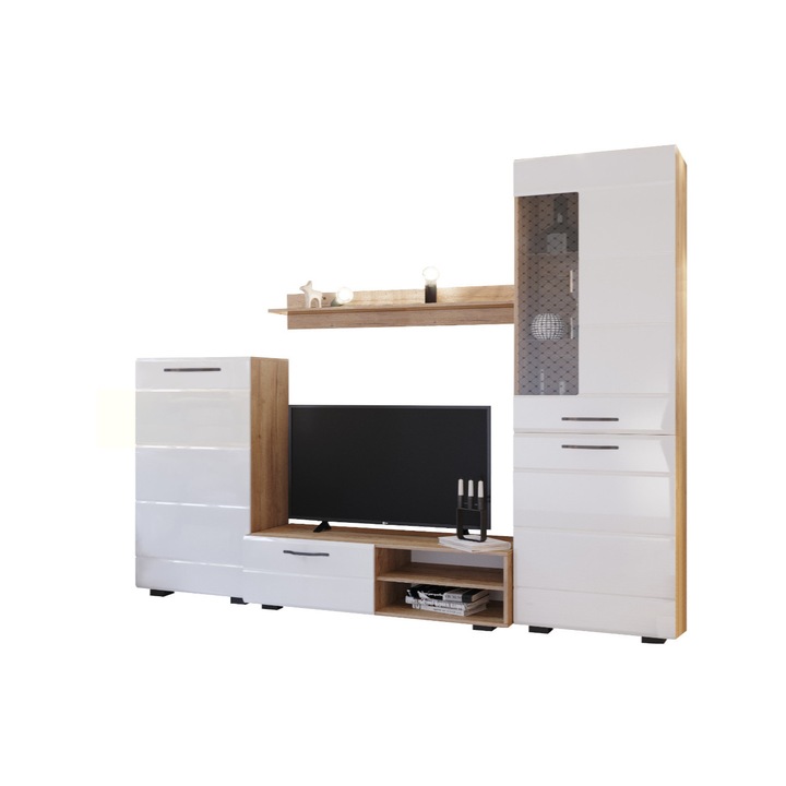 Set Living Asti Granit, 230x44x200 cm