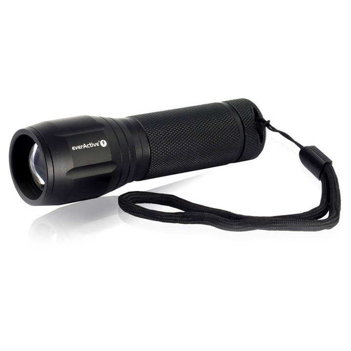 EverActive FL300+ Zseblámpa - Fekete (FL300+)