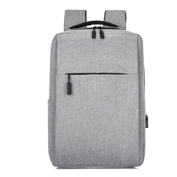 Ghiozdan profesional cu USB , culoare gri, 2 barete ajustabile, capacitate 35 L, 40 cm, model 2 Ghiozdan profesional cu USB , culoare gri, 2 barete ajustabile, capacitate 35 L, 40 cm, model 2