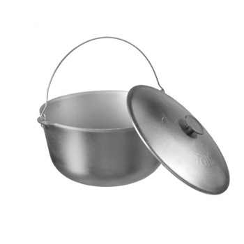 Ceaun din aluminiu alimentar, capacitate 6 Litri, cu capac Ceaun din aluminiu alimentar, capacitate 6 Litri, cu capac