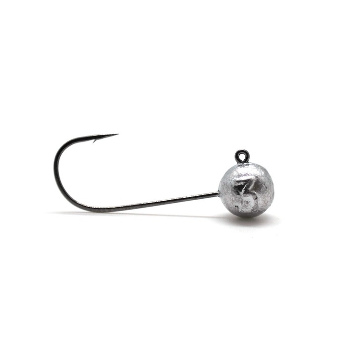 Set 5buc MicroJig bila Aberdeen Jig, marime carlig nr.4, greutate 3gr (gramaj inscriptionat), culoare Black Nickel