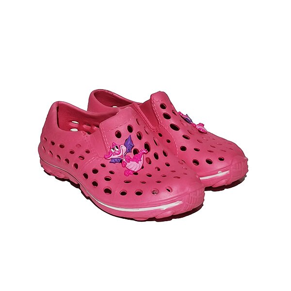 Saboti copii spuma EVA Trendd Drago, Unisex Roz