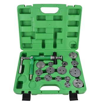 Presa pneumatica pentru pistoane de frana si set 15 adaptoare JBM Presa pneumatica pentru pistoane de frana si set 15 adaptoare JBM