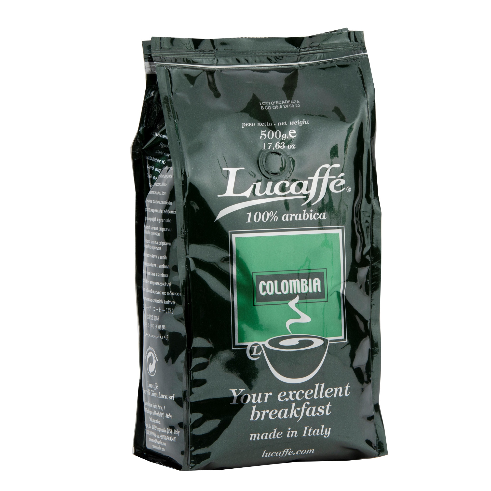 Cafea Boabe, Lucaffe, Your Excellent Breakfast, Colombia, Punga 500g