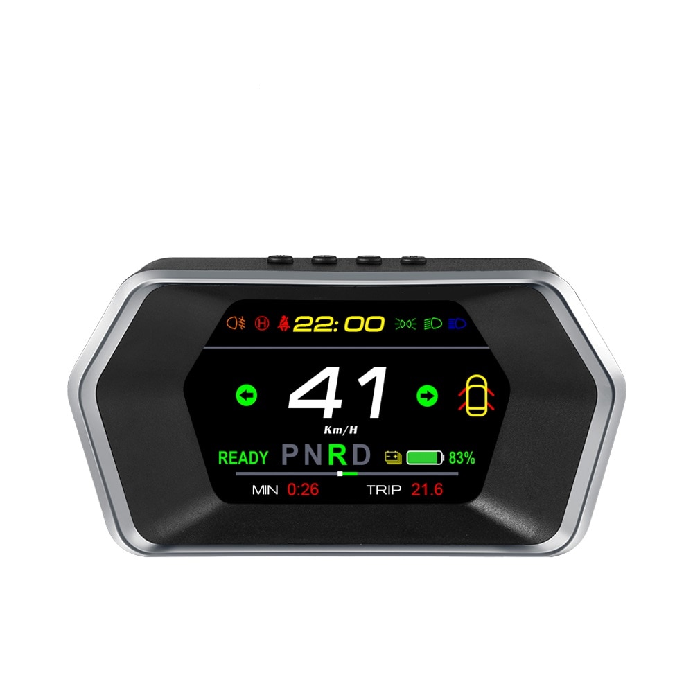 Aparat diagnosticare compatibil cu TESLA model 3 si model y, afisaj informatii bord digital, OBD2 si GPS de tip HUD, PYRAMID®, T17