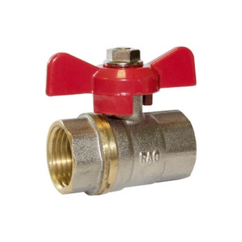 Robinet pentru Apa din Alama, Raodyne, 1/2 Toli, 16 Bari, 1 Bucata, Inchidere Sfera, cu Fluture si Olandez, Filet Interior Robinet pentru Apa din Alama, Raodyne, 1/2 Toli, 16 Bari, 1 Bucata, Inchidere Sfera, cu Fluture si Olandez, Filet Interior