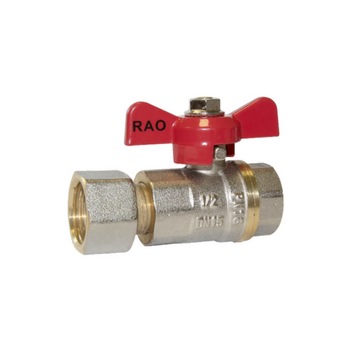 Robinet pentru Apa din Alama, Raodyne, 1/2 Toli, 16 Bari, 1 Bucata, Inchidere Sfera, cu Fluture si Olandez Robinet pentru Apa din Alama, Raodyne, 1/2 Toli, 16 Bari, 1 Bucata, Inchidere Sfera, cu Fluture si Olandez