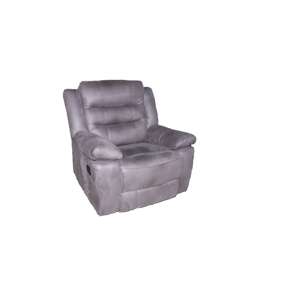 Fotoliu Adaline Piompo, Mobila Domnel, 1 recliner manual, Stoafa poliester 100% Nubuck, water repellent, Lungime 100 cm