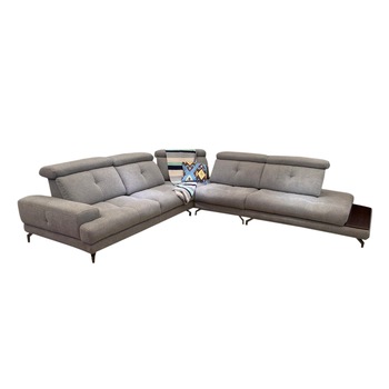 Coltar Stofa Model 3691, Mobila Domnel, elemente fixe cu spatar culisant fata/spate, dimensiuni 350x307 cm, gri Coltar Stofa Model 3691, Mobila Domnel, elemente fixe cu spatar culisant fata/spate, dimensiuni 350x307 cm, gri