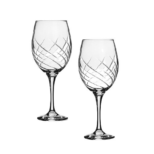 Set 2 pahare de vin Mistral, Borgonovo, BOR005, Sticla, 320 ml